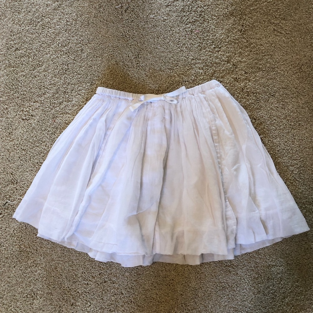 Crewcuts white skirt kids size 14